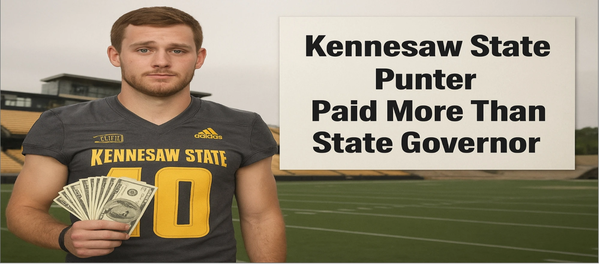 Kennesaw State Backup Punter Making More from NIL Than State Governor